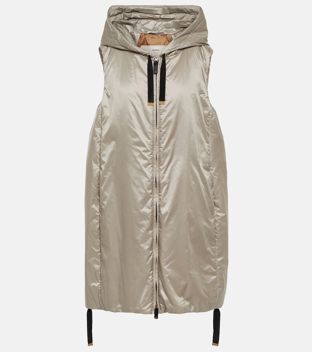

Утепленный технический жилет Greengi MAX MARA, серебряный