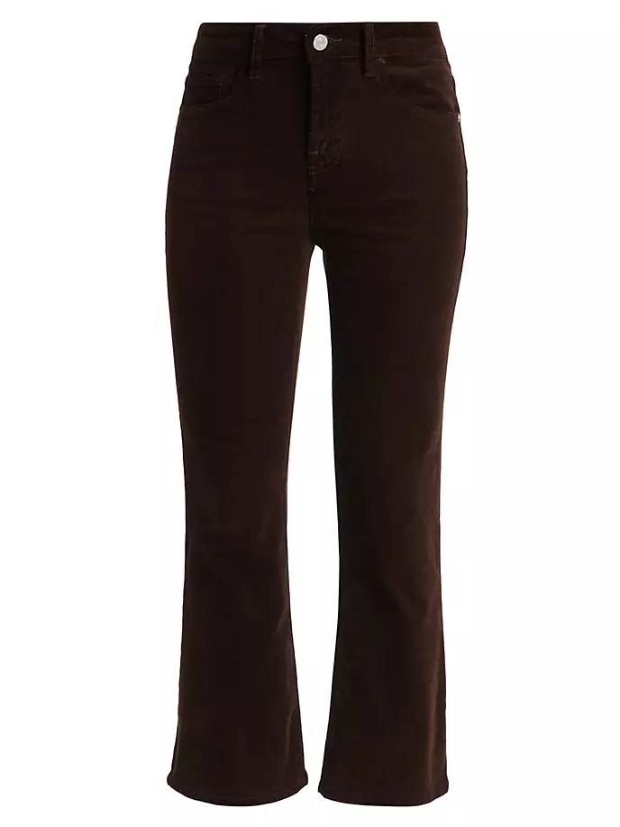 

Укороченные вельветовые джинсы Le Crop Boot-Cut Frame, цвет espresso