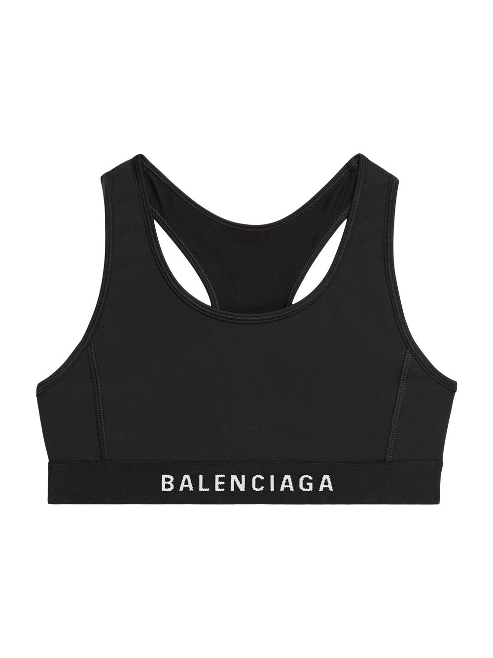 

Спортивный спортивный бюстгальтер Balenciaga, черный