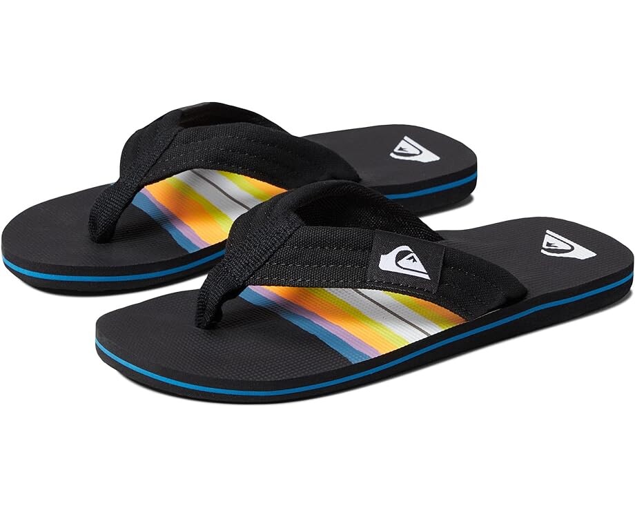 Сандалии Quiksilver Molokai Layback, цвет Black 7 сандалии quiksilver pacifico molokai layback цвет black black yellow