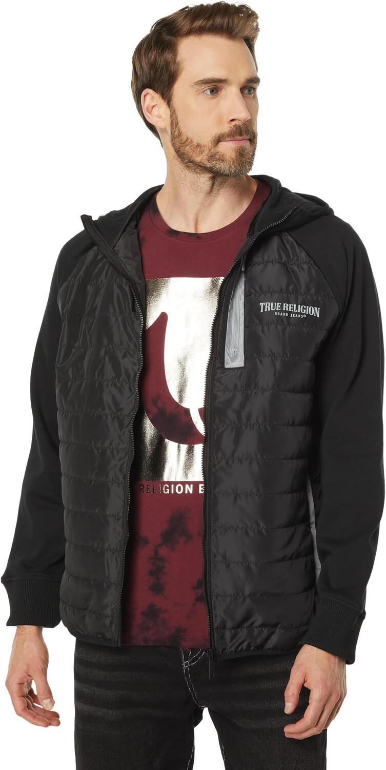 

Куртка с капюшоном и пуховым капюшоном True Religion, цвет Jet Black