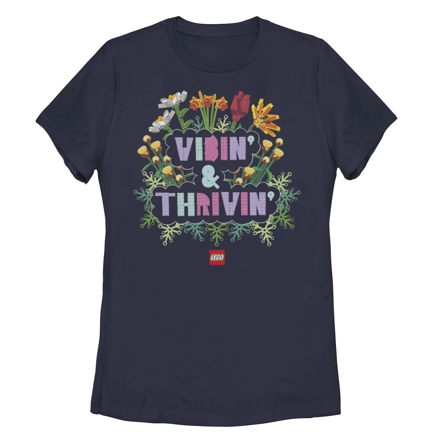 

LEGO для юниоров: культовая футболка с цветочным рисунком Vibin & Thrivin Licensed Character