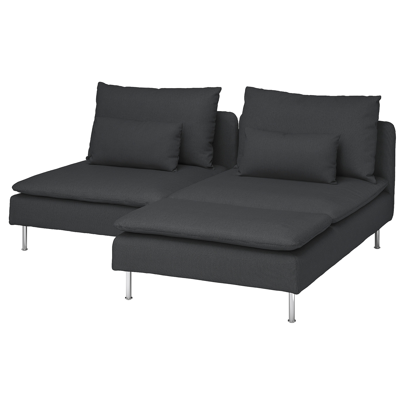 СЁДЕРХАМН 2 раскладывающихся дивана, Фридтуна темно-серый SODERHAMN IKEA