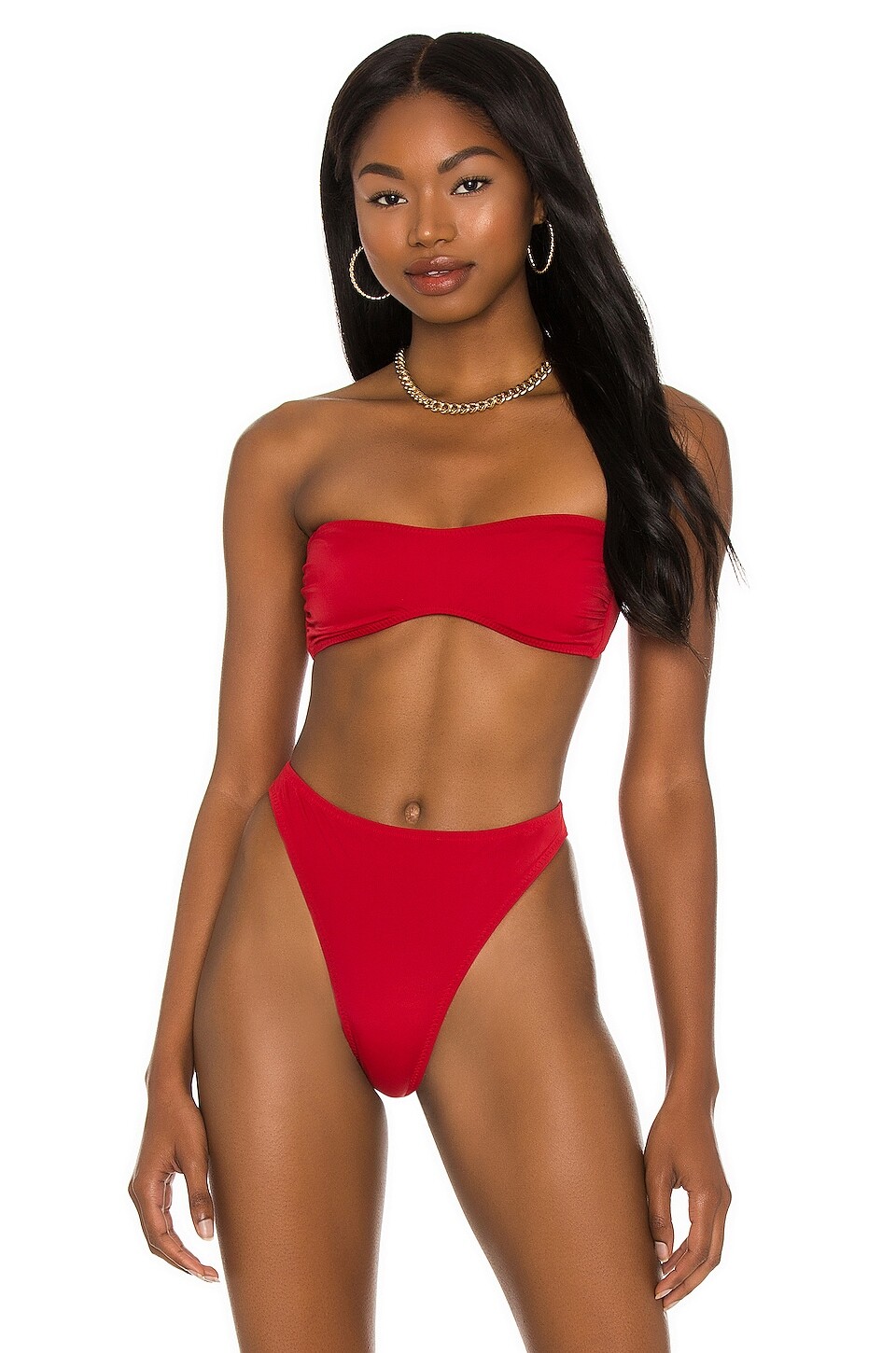 

Бюстгальтер Norma Kamali x REVOLVE Sunglass Bikini Top, красный