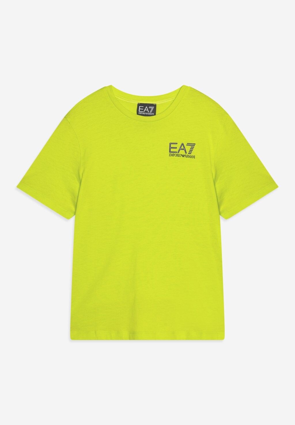 

Базовая футболка Unisex EA7 Emporio Armani, цвет acid lime