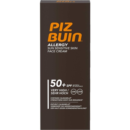 Крем для лица для чувствительной кожи от аллергии Spf50 50 мл, Piz Buin