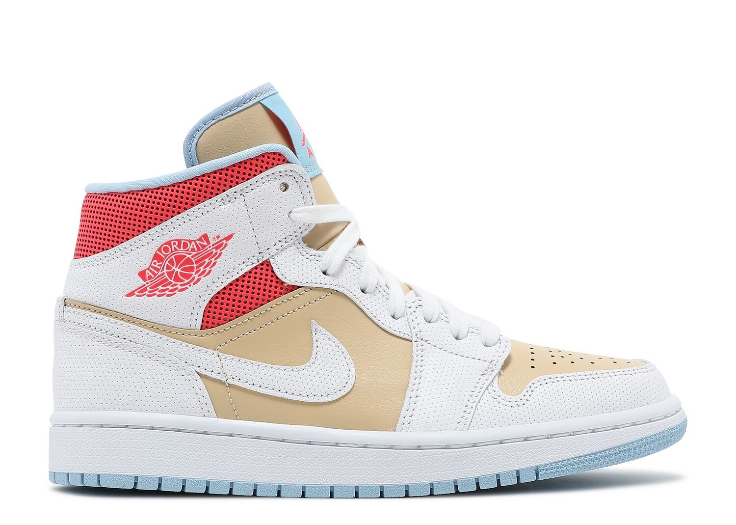 

Кроссовки Air Jordan Wmns Air Jordan 1 Mid Se 'Sesame', коричневый