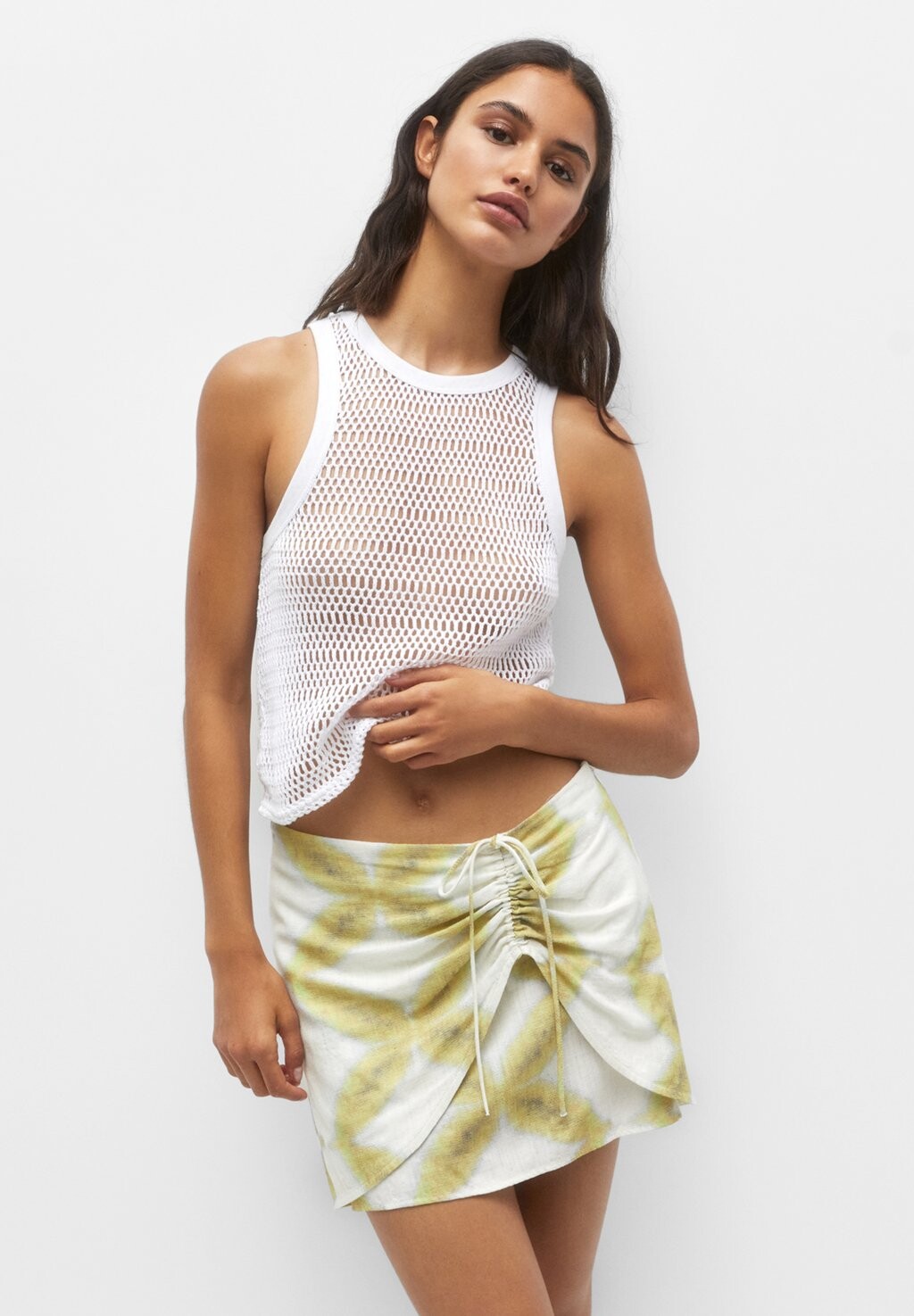 

Мини-юбка PULL&BEAR, зеленый