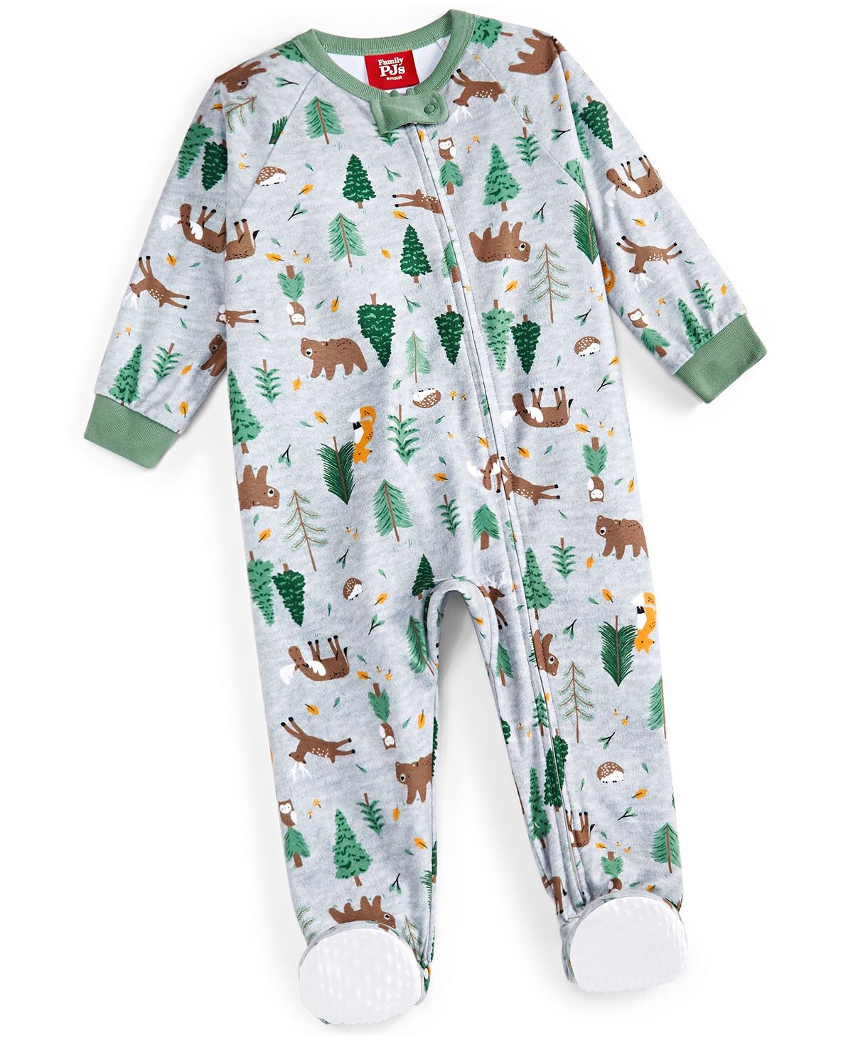 

Цельная пижама на ножке Baby Forest, созданная для Macy's Family Pajamas