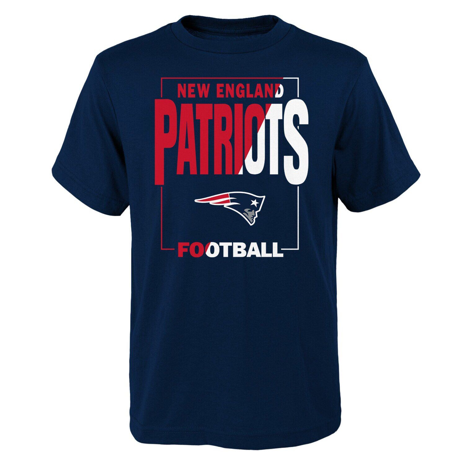 

Молодежная футболка New England Patriots Coin Toss Outerstuff