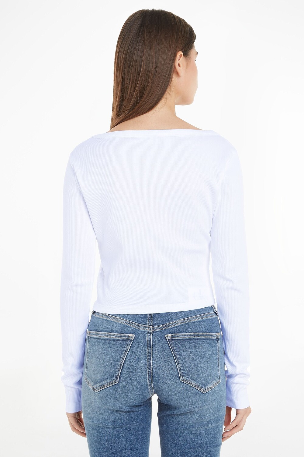 

Кардиган с тканой этикеткой Calvin Klein, белый