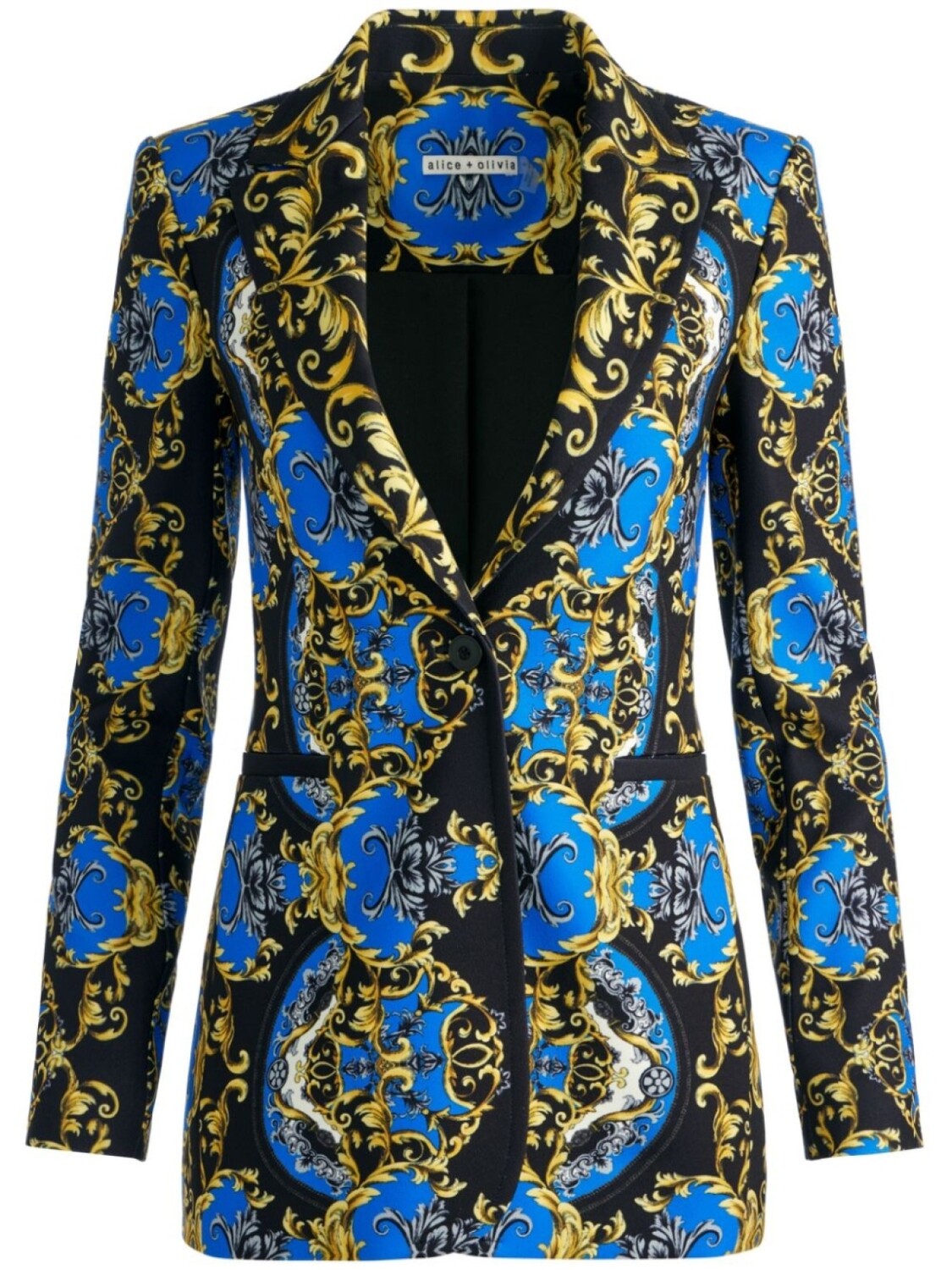 

Блейзер Breann с графичным принтом alice + olivia, синий