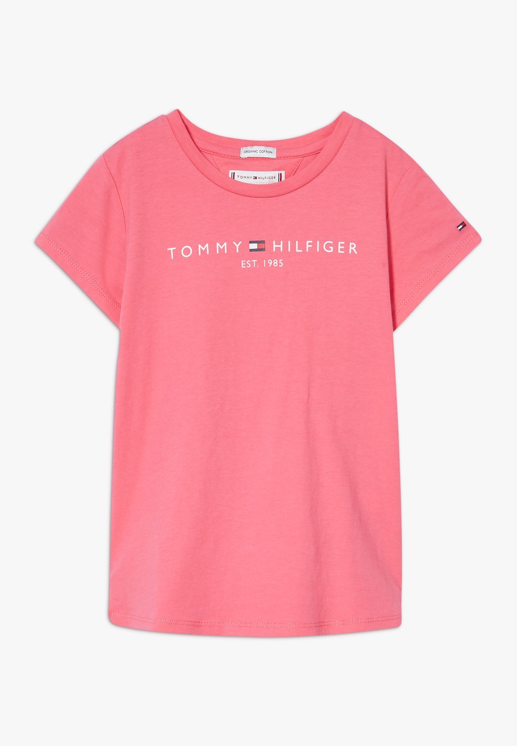 

Футболка с принтом Essential Tee Tommy Hilfiger, розовый