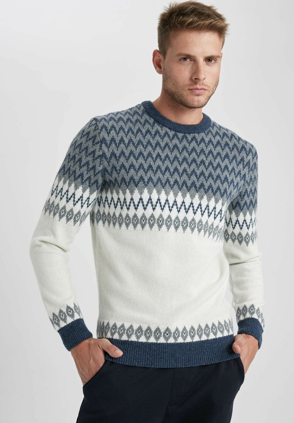 

Свитер Standart Fit DeFacto, цвет navy