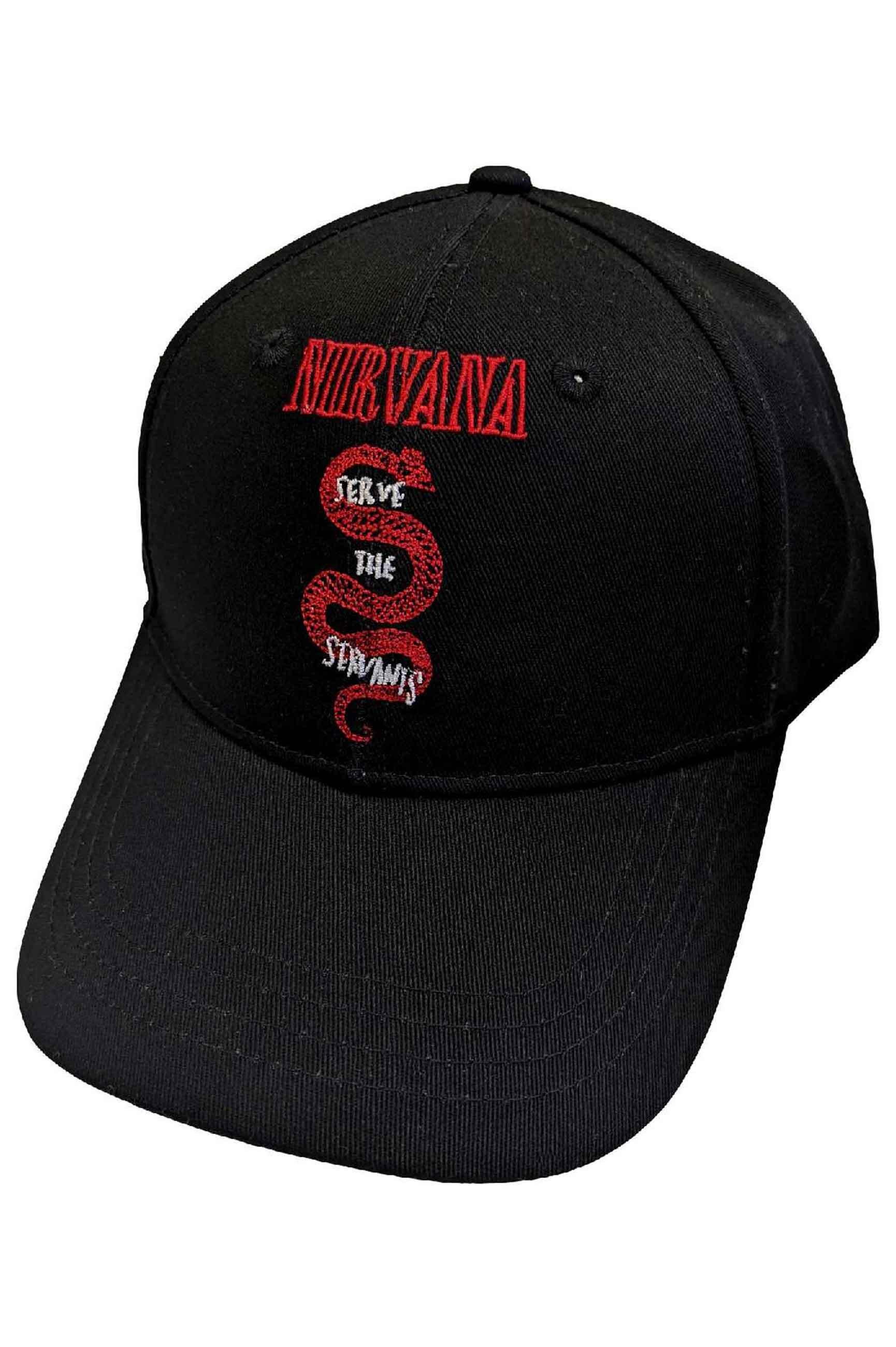 цена Бейсбольная кепка Serve The Servants Nirvana, черный