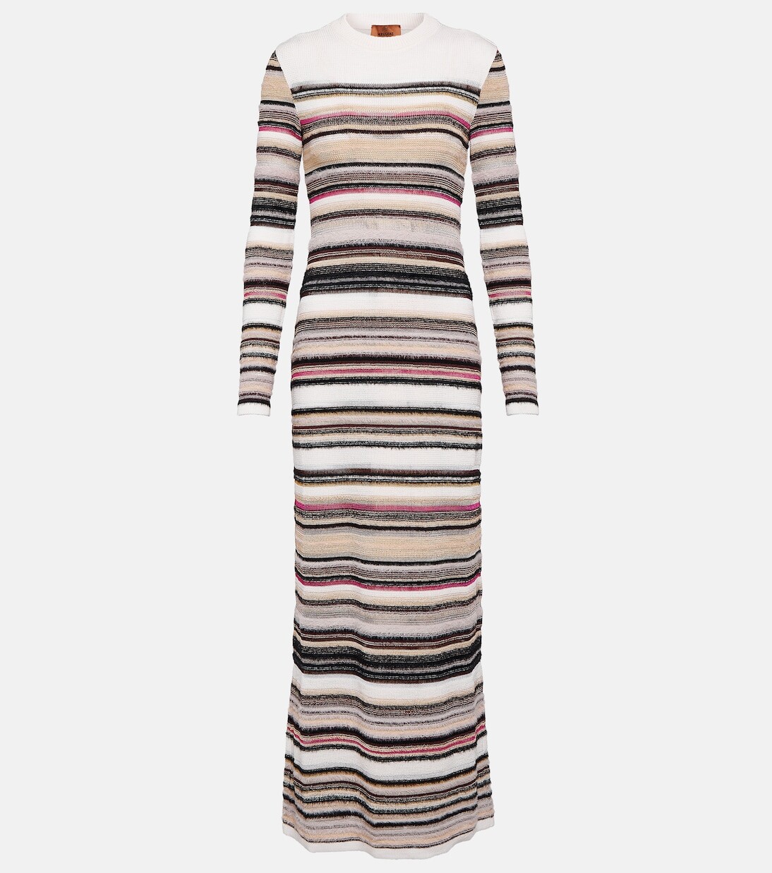 

Платье макси из смесовой шерсти Missoni, мультиколор