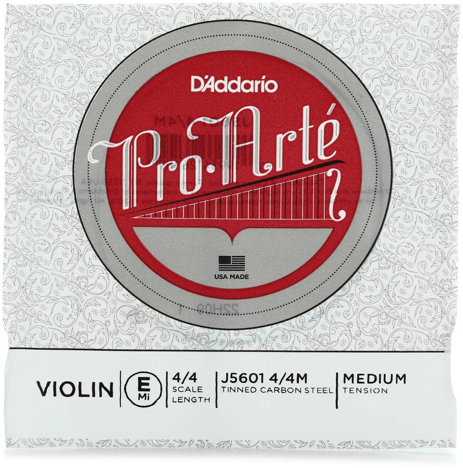 

D'Addario J5601 Pro-Arte Струна E для скрипки - размер 4/4, среднее натяжение