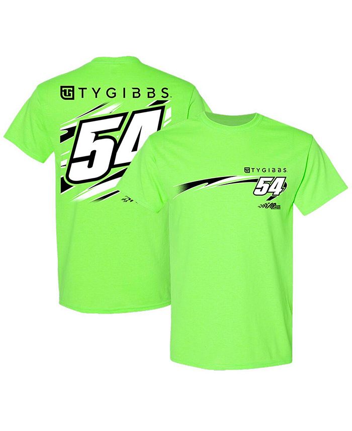 

Мужская неоново-зеленая футболка Ty Gibbs Lifestyle Joe Gibbs Racing Team Collection, зеленый