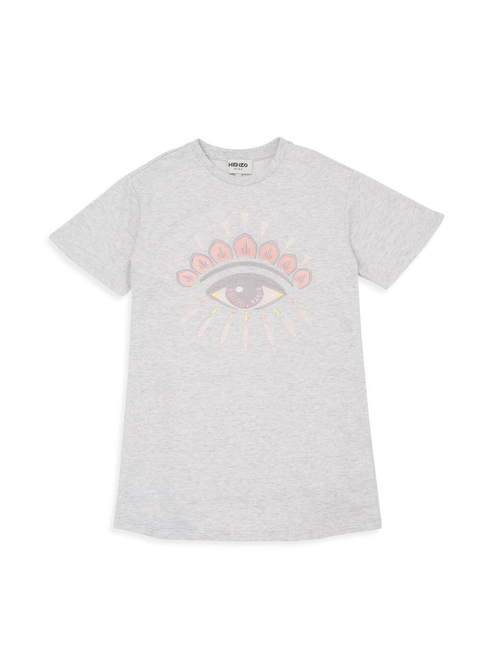 

Платье-футболка Little Girl's & Girl's Eye KENZO, серый