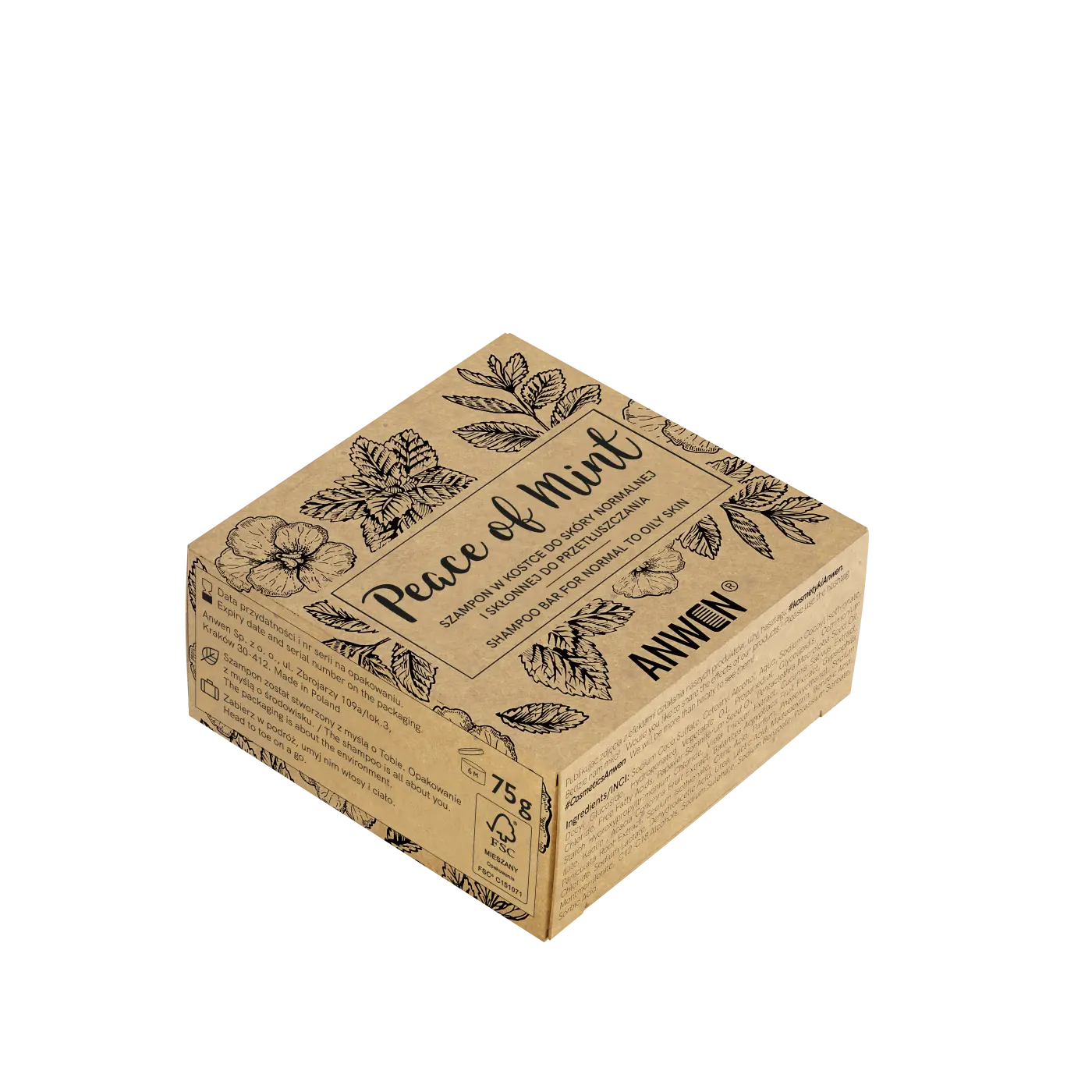 

Шампунь для волос Anwen Peace Mint, 75 гр