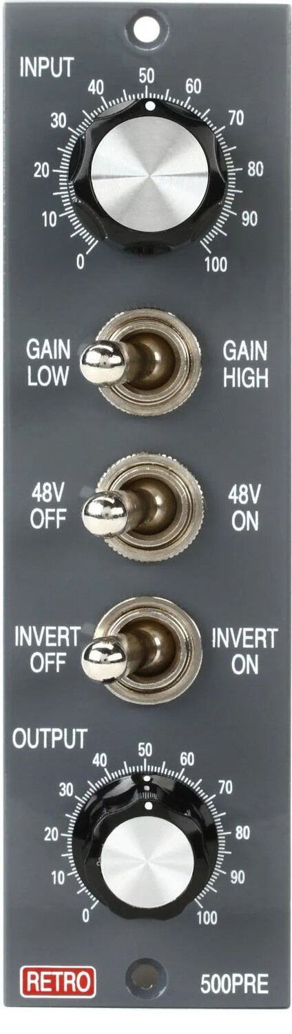 

Retro Instruments 500PRE Микрофонный предусилитель серии 500