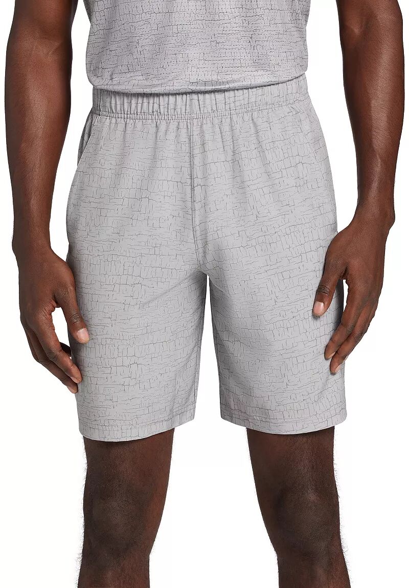 Мужские тканые теннисные шорты Prince Match 9 дюймов, серый