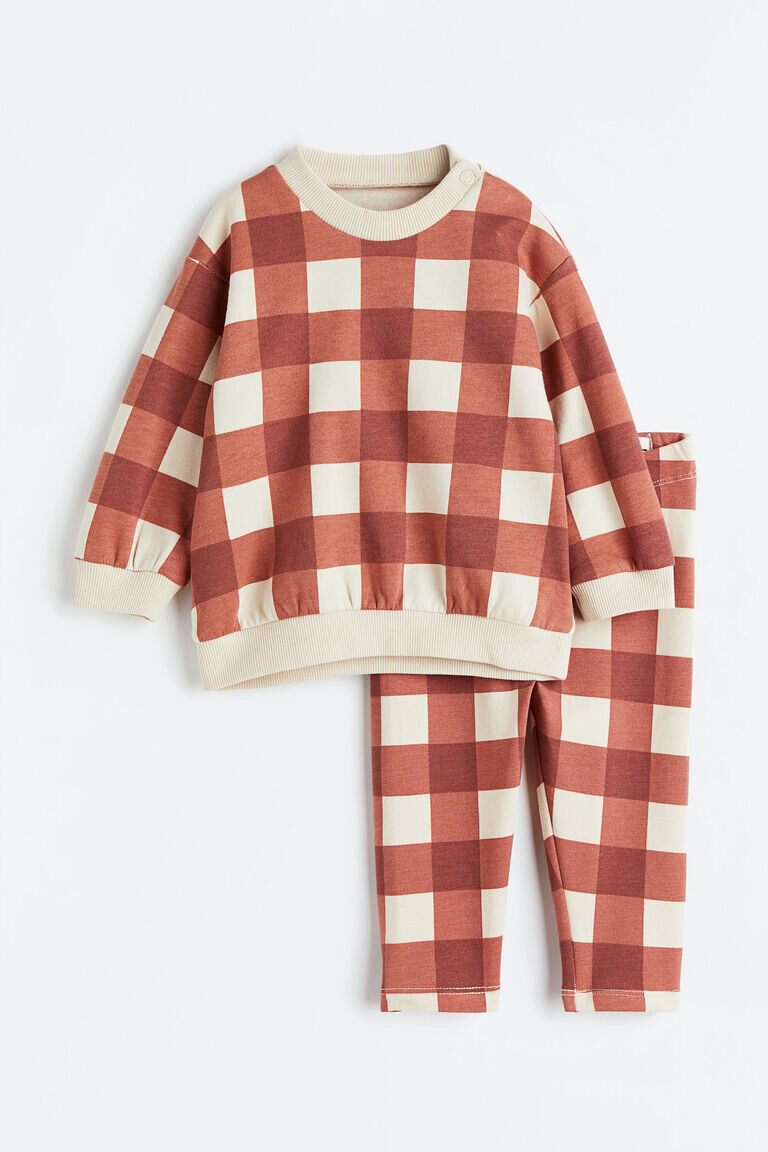 

Комплект из двух толстовок H&M, коричневый