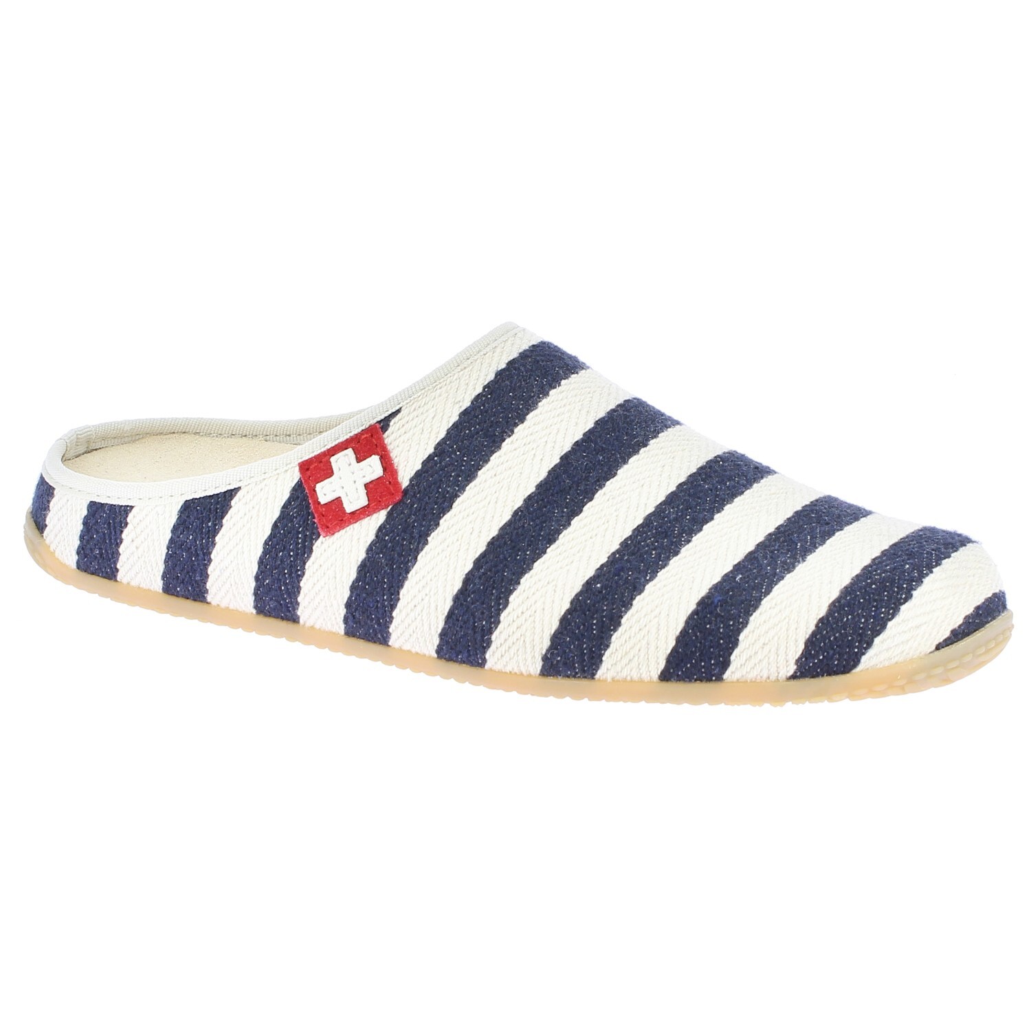 

Домашние тапочки Living Kitzbühel Women's Pantoffel mit Streifen, цвет Riviera