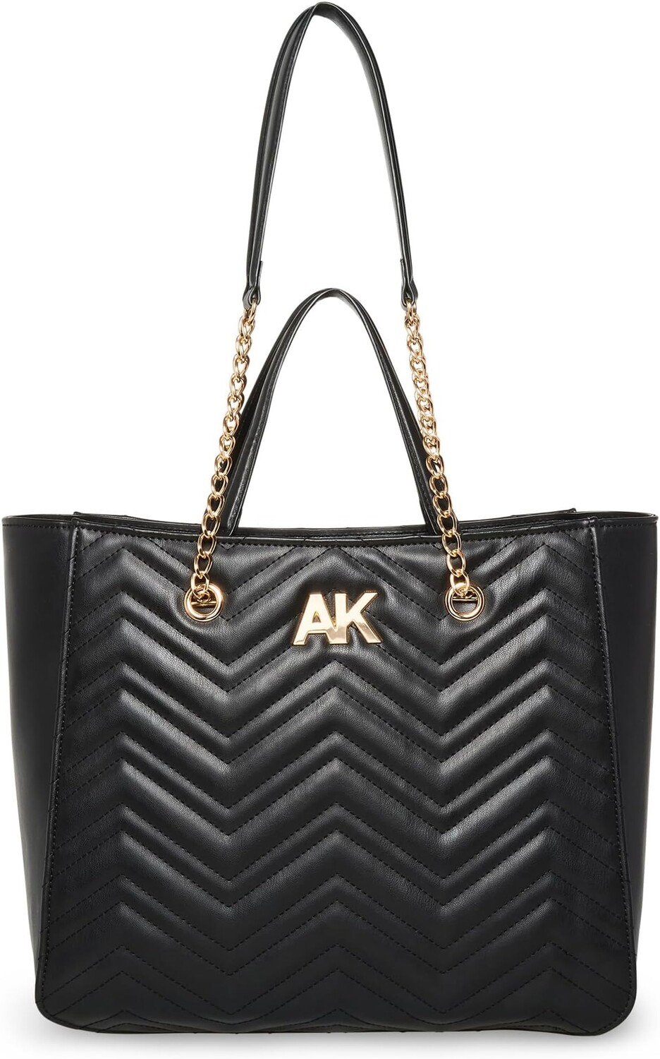

Сумка Anne Klein Quilted Double Handle Tote, черный