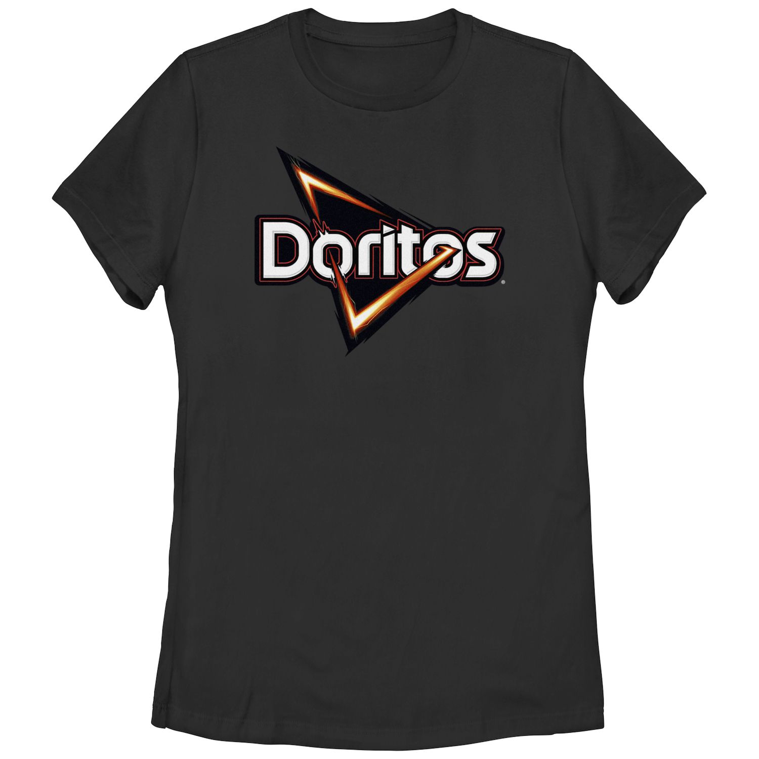 Классическая футболка с логотипом и графическим рисунком Doritos Triangle Chips для юниоров Doritos детская футболка больших размеров doritos sunset в стиле 80 х с v образным вырезом и графикой doritos