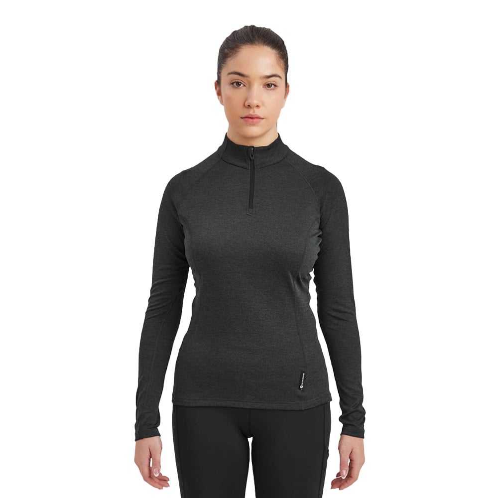 

Спортивный топ Montane Dart Zip Neck, черный