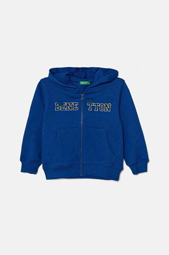 

Детская хлопковая толстовка United Colors of Benetton, синий