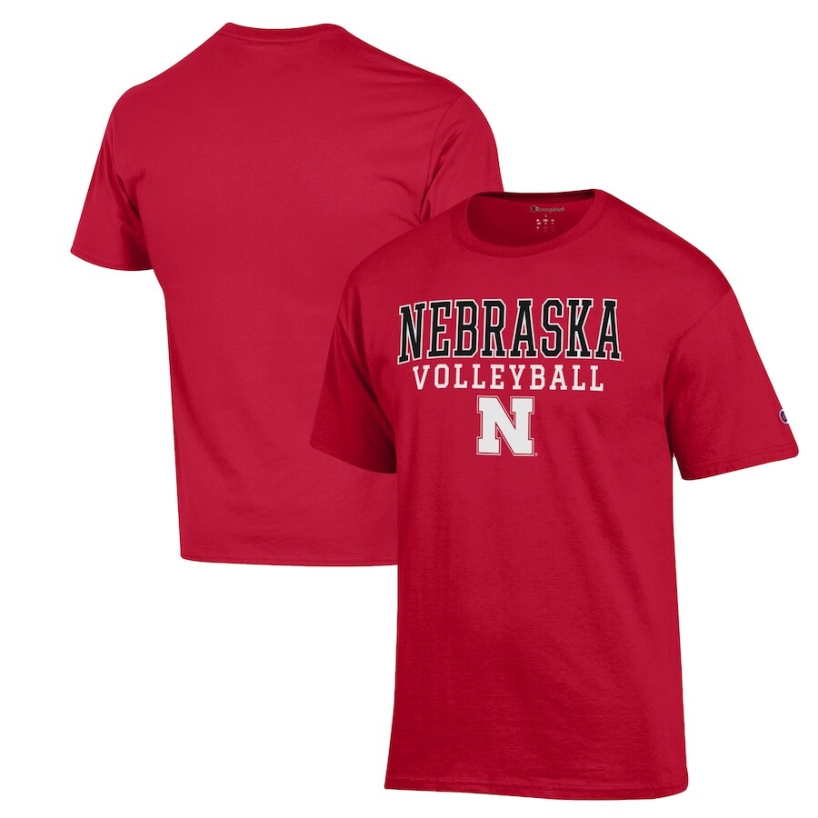 

Футболка с коротким рукавом Champion Nebraska Huskers, алый