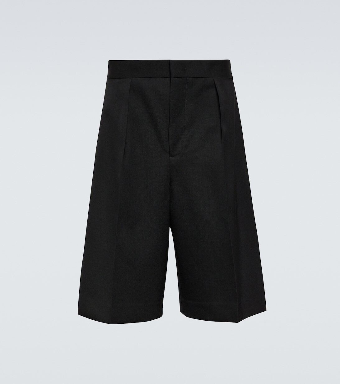 

Шерстяные шорты Jil Sander, черный