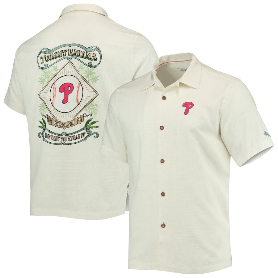 

Рубашка Tommy Bahama Philadelphia Phillies, кремовый