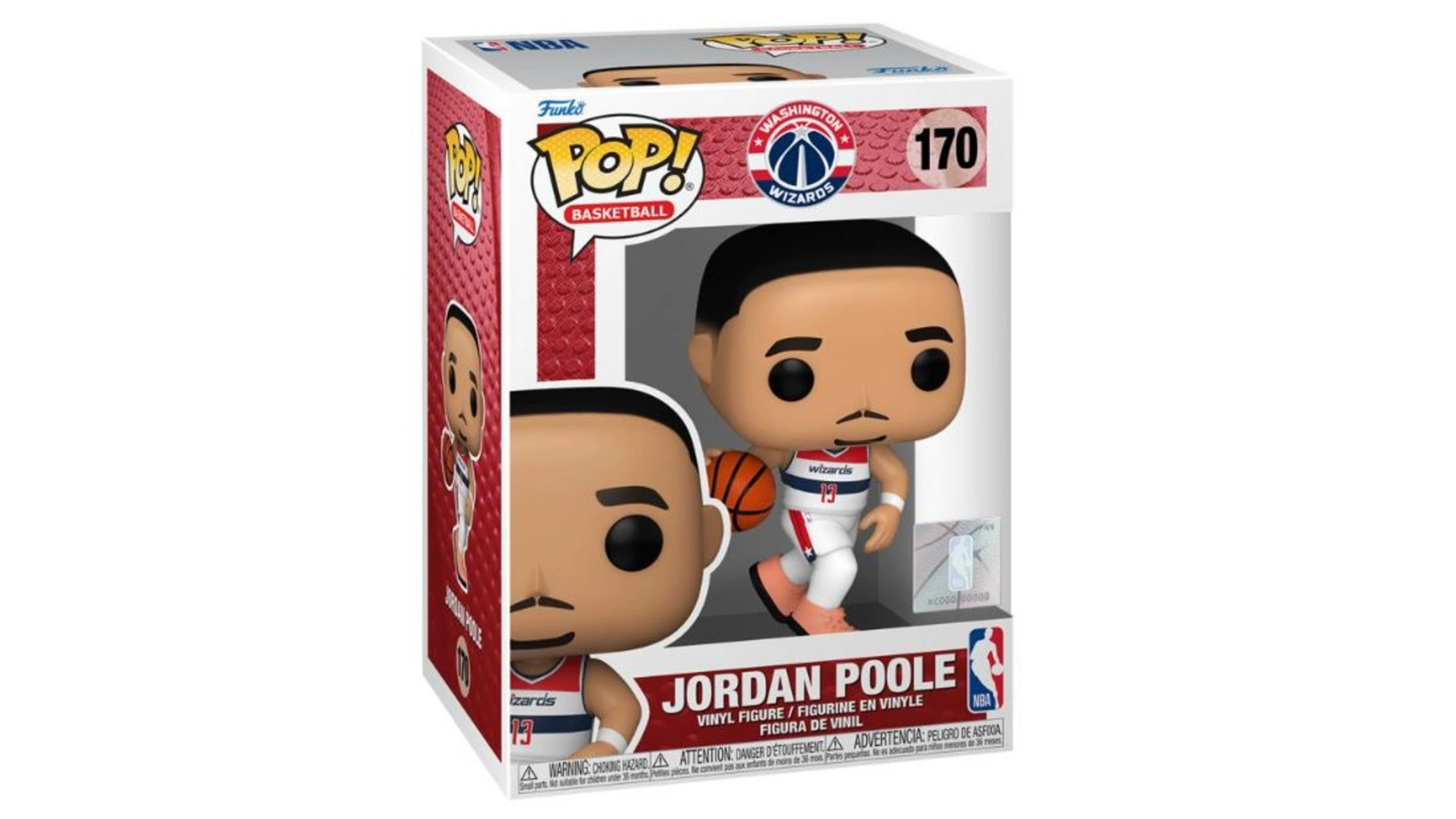 

Funko - Pop! NBA Basketball Джордан Пул (Вашингтон Уизардс) винил