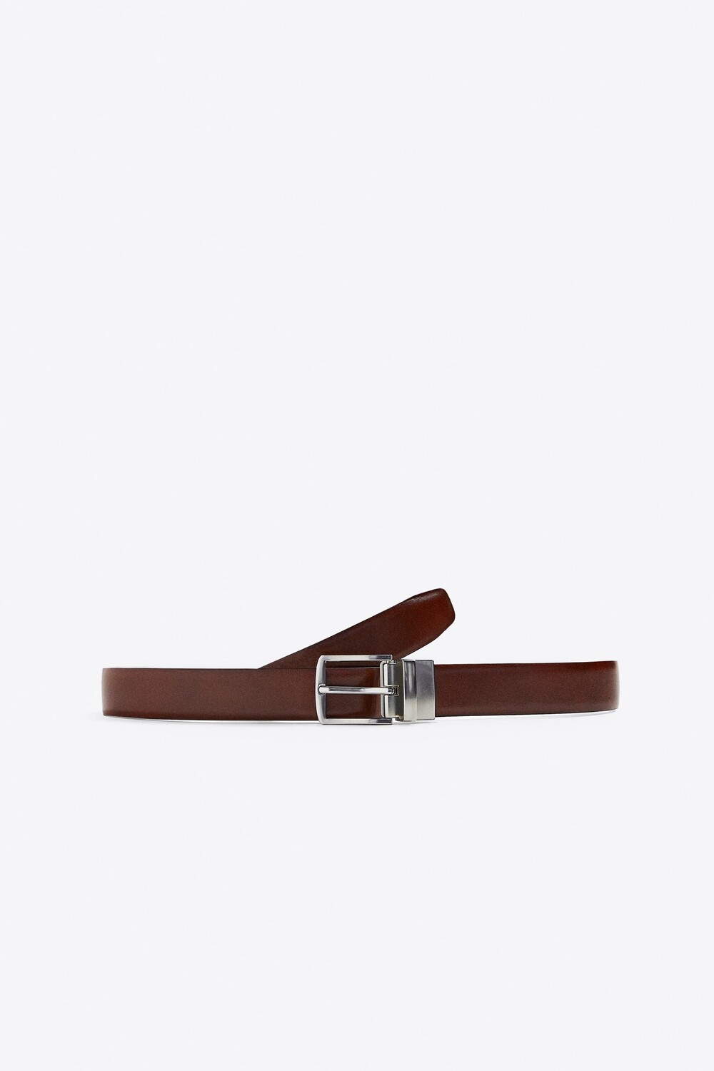 

Двусторонний кожаный ремень Zara, кожа