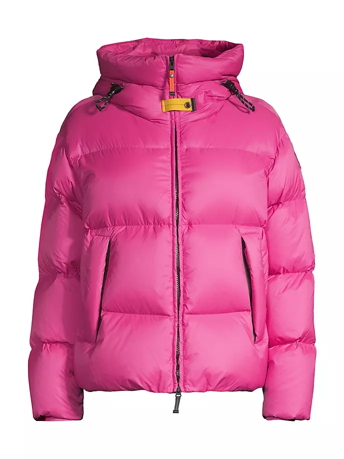 

Пуховик Anya с капюшоном Parajumpers, фуксия, Розовый