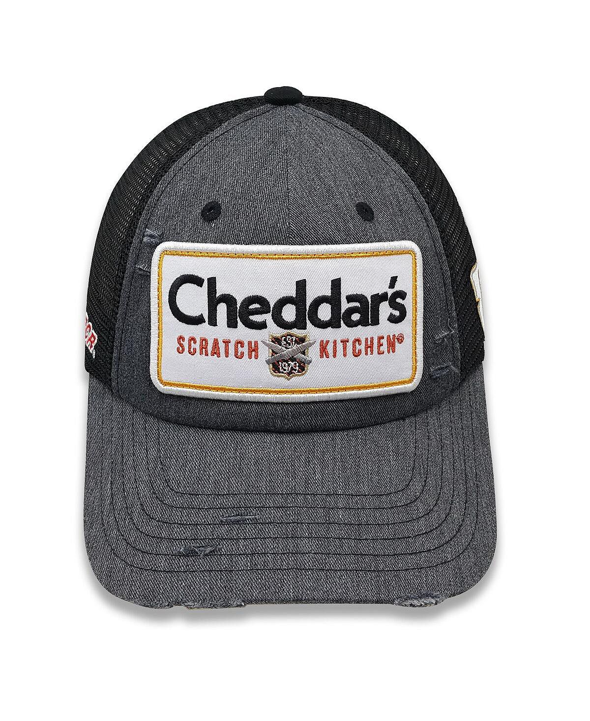 

Мужская серо-черная регулируемая шляпа Kyle Busch Cheddar's Retro Patch Richard Childress Racing Team Collection