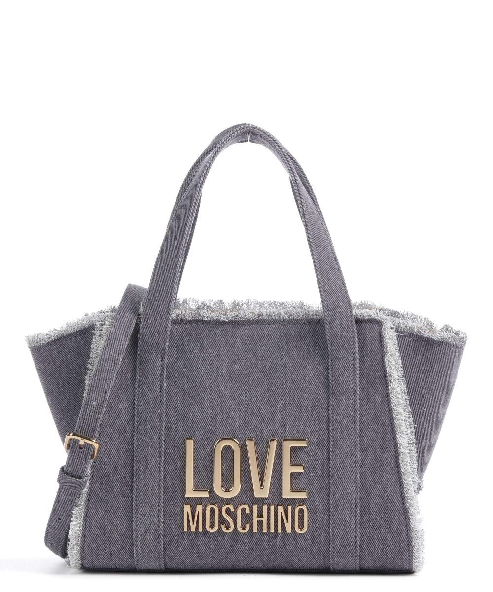 

Джинсовая сумка Icon из хлопка Love Moschino, синий