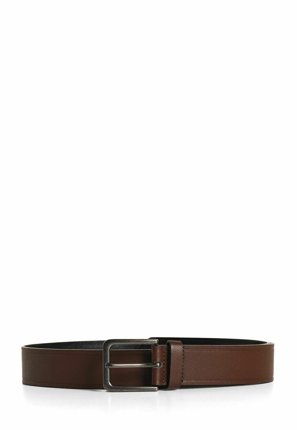 

Ремень деловой WIDE Bershka, цвет dark brown