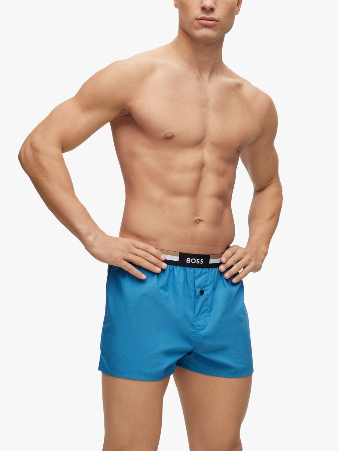

Хлопковые боксеры BOSS HUGO BOSS, упаковка из 2 шт.