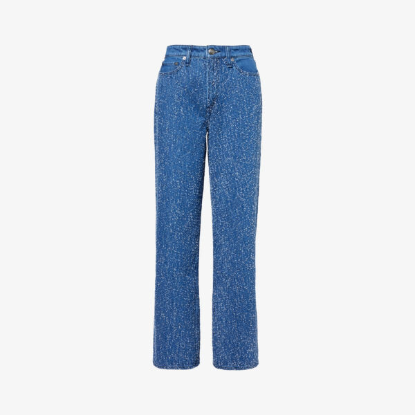 

Прямые джинсы logan со средней посадкой Rag & Bone, цвет midtweed