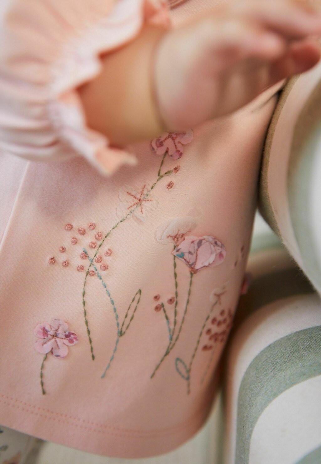 

Футболка с длинным рукавом Set Next, цвет pink floral