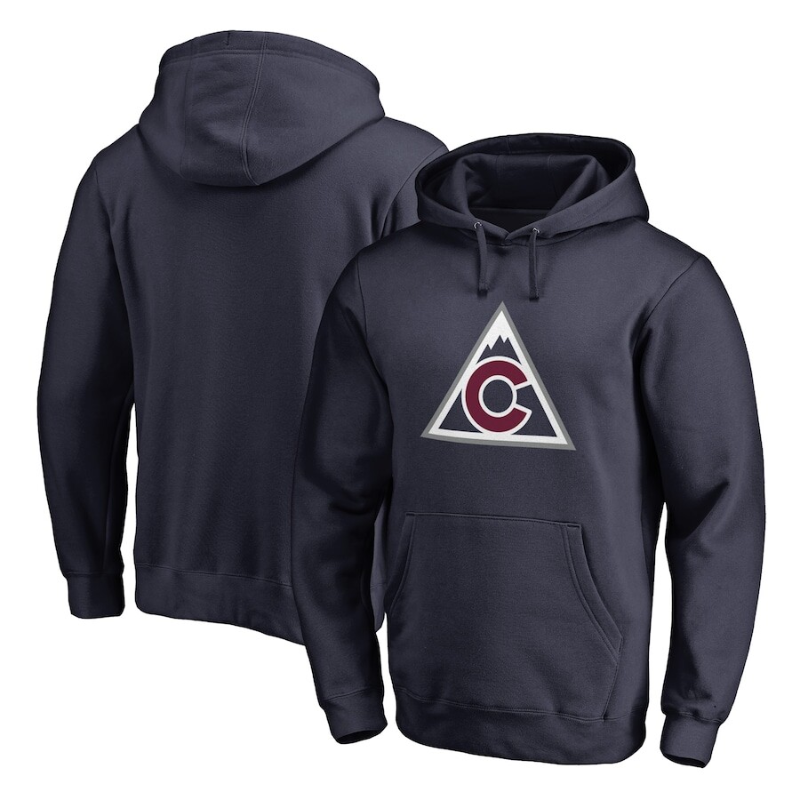 

Пуловер с капюшоном Fanatics Branded Colorado Avalanche, нави