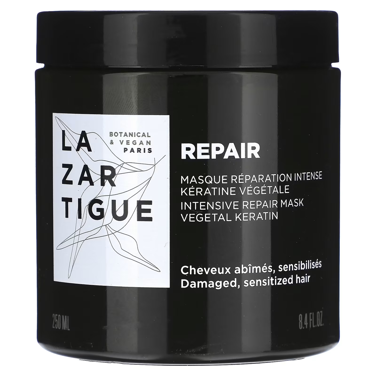 Маска восстанавливающая Lazartigue с растительным кератином кмс маска для волос питание и восстанов д поврежд окраш в 220мл