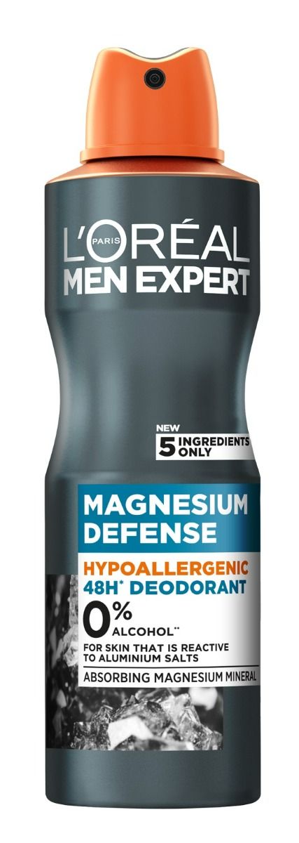 L’Oréal Men Expert Magnesium Defense спрей дезодорант, 150 ml