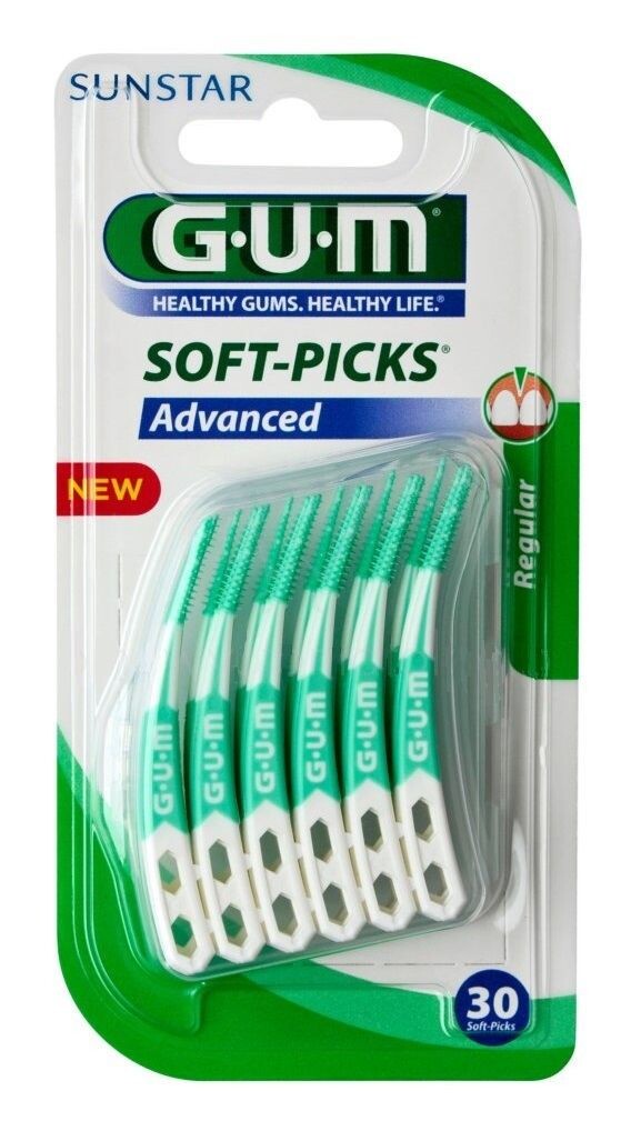 

Gum Soft-Picks Advanced Regular межзубные ершики, 30 шт.