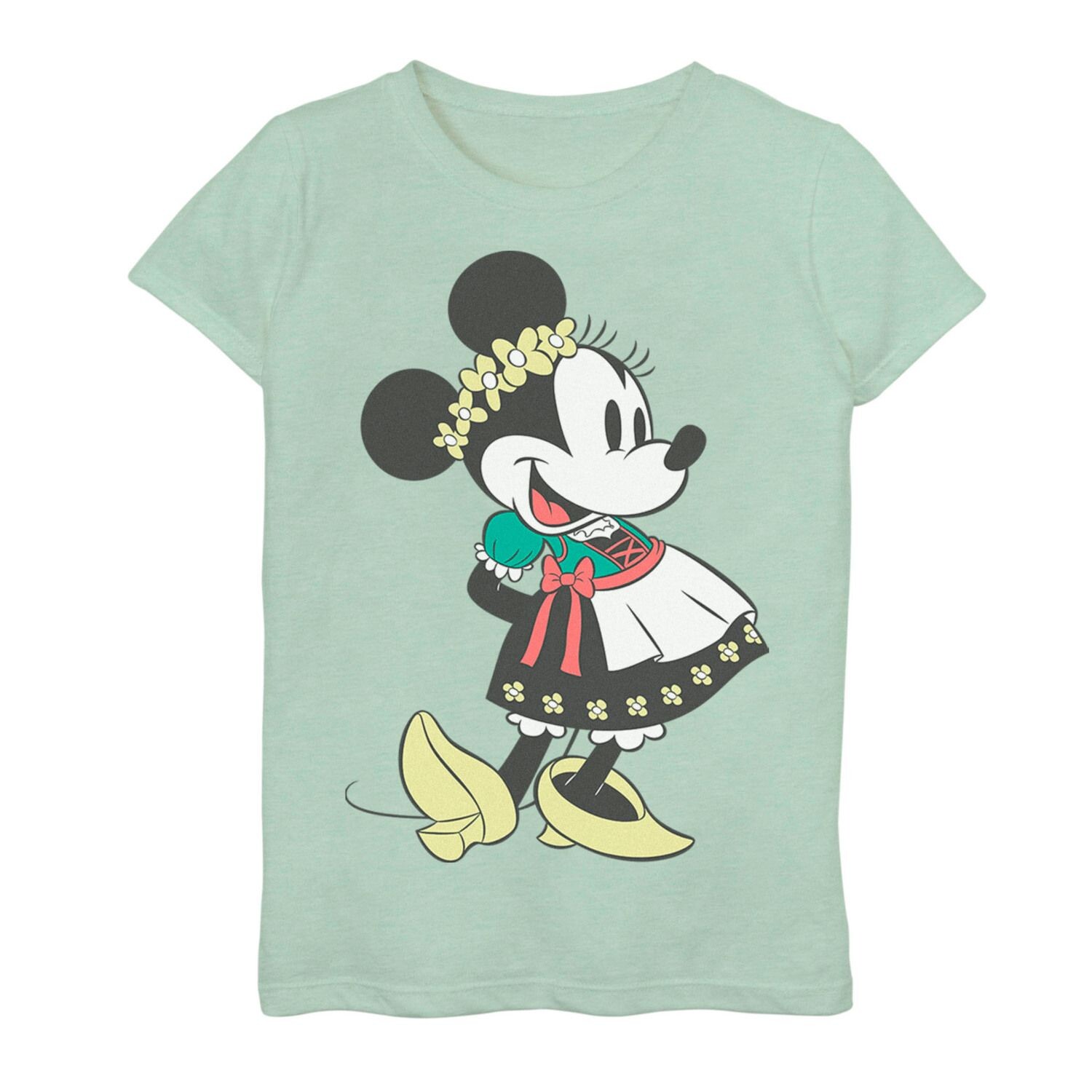 

Футболка Happy Dirndl с портретом Disney's Minnie Mouse для девочек 7–16 лет Disney