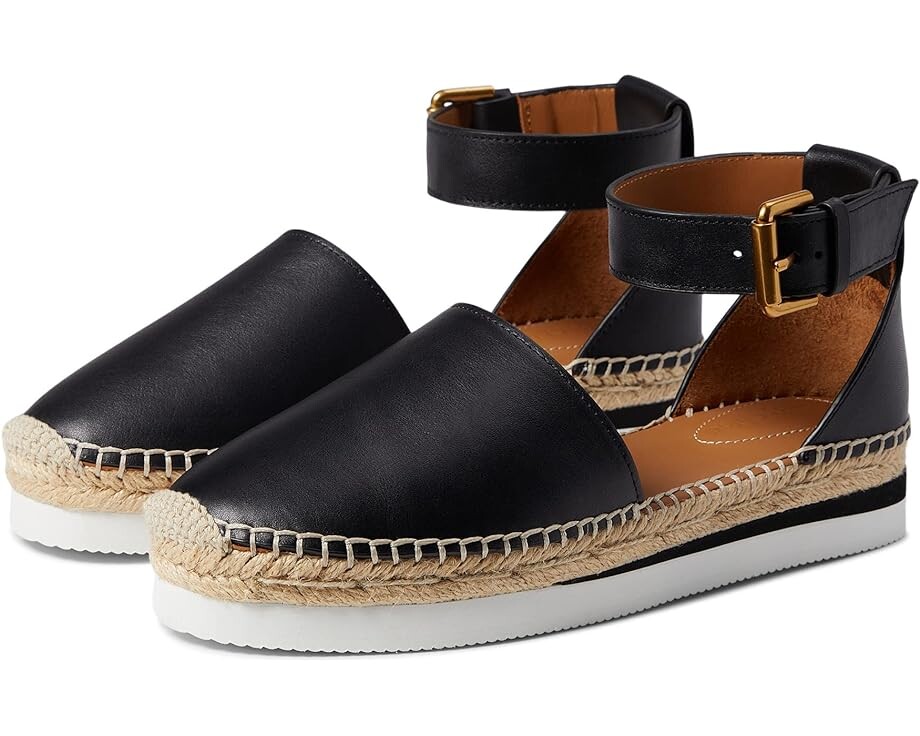 

Балетки See by Chloe Glyn Espadrille Sandal, черный